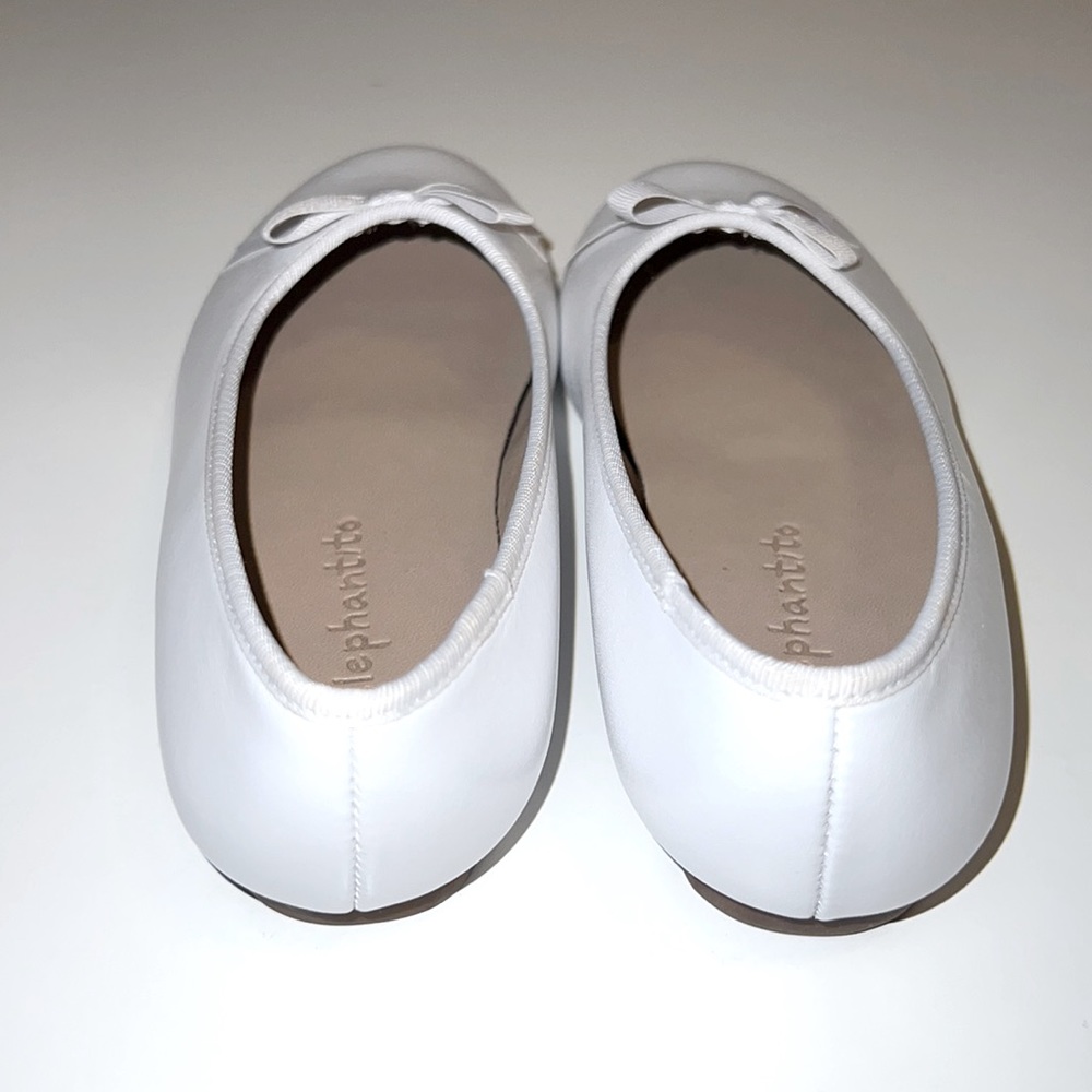 NWT Elephantito size 10 Toddler white leather shoes - Picture 3 of 7